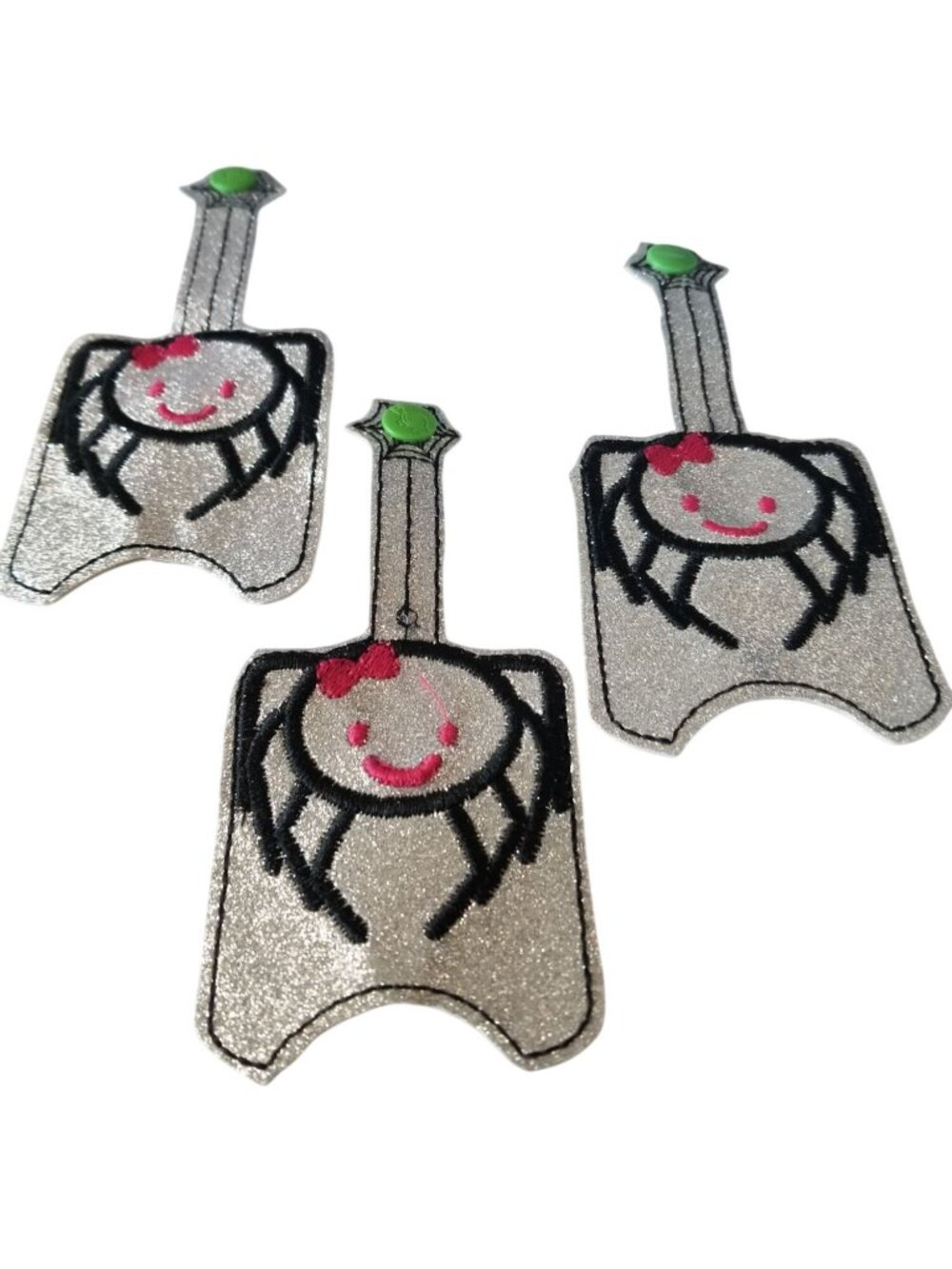 Bath & Body Works 1 oz Hand Sanitizer Set of 3 Spiders Embroidered Faux Leather
